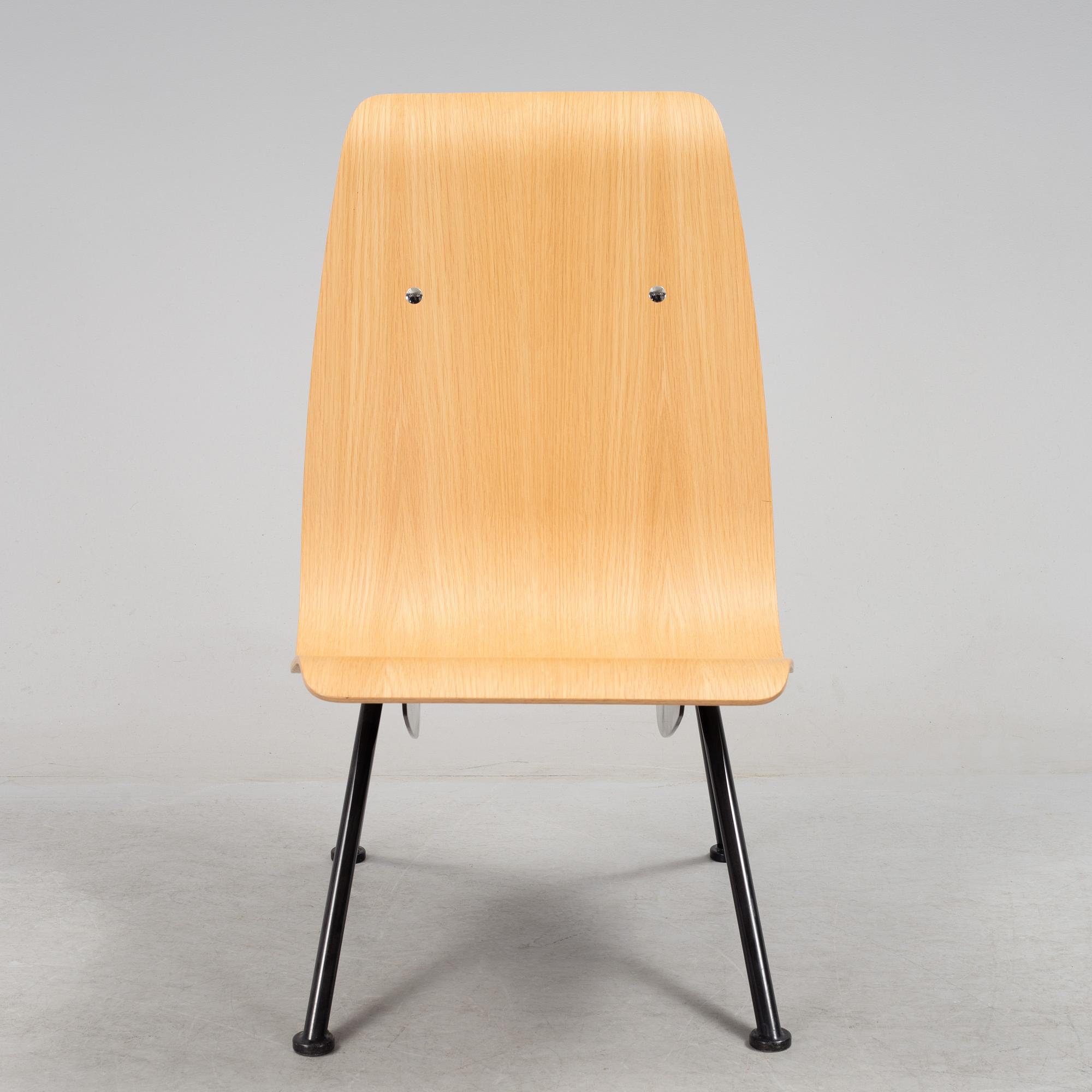 A "Antony" chair by Jean Prouvé for Vitra.