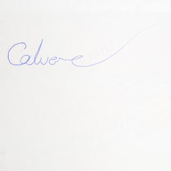 TORBJÖRN CALVERO, photograph of Emmylou Harris signed Calvero on verso.