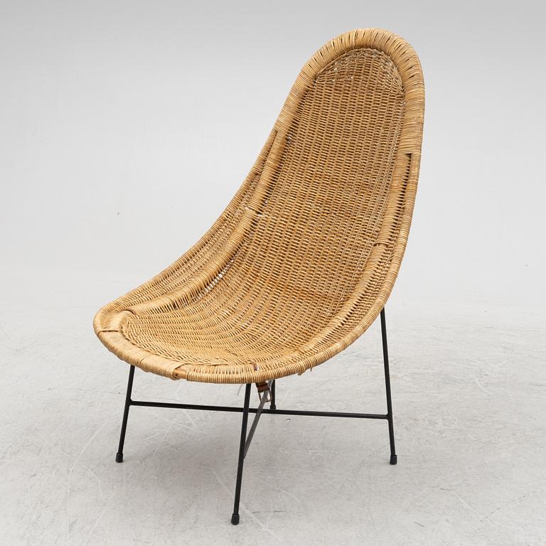 Kerstin Hörlin-Holmquist, an armchair, "Stora Kraal", designed for Nordiska Kompaniet's Triva series in 1952.