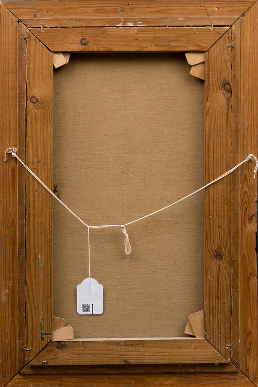 RURIK LINDQUIST, öljy kankaalle, signeerattu ja päivätty 1907.