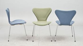 STOLAR, 7 st, "Sjuan", Arne Jacobsen, Fritz Hansen.