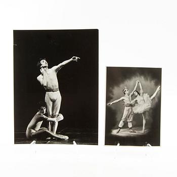 Fotografier 2 st Rudolf Nurejev.