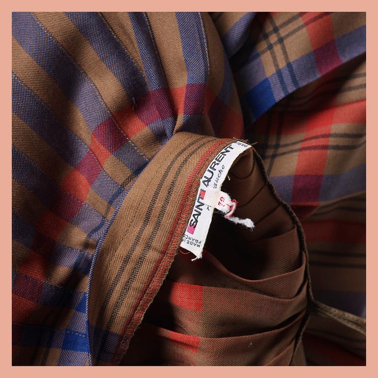 KJOL, Yves Saint Laurent, fransk storlek 38.