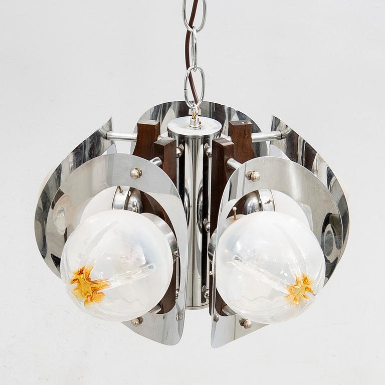 Chandelier, Mazzega, Murano, Italy, second half of the 20th century.