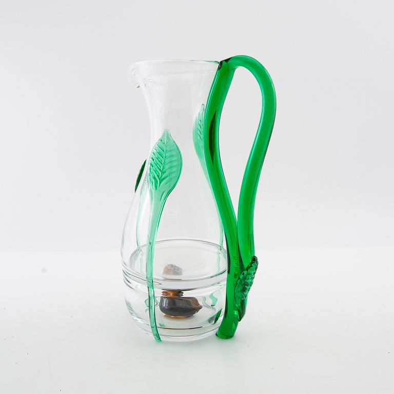 Ernst Billgren, kanna, glas, "New Friends", Kosta Boda, 2000-tal.
