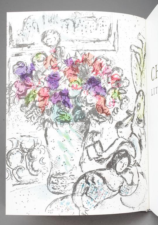 MARC CHAGALL, bok, "Lithographe IV 1969-1973", utgiven av André Sauret, 1974.