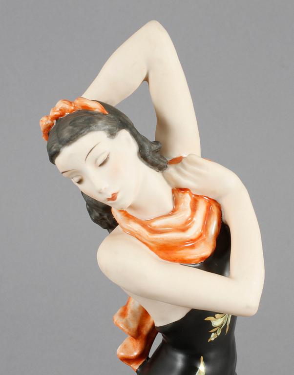 FIGURIN, porslin, Friedrich Gronay, Rosenthal, 1900-tal.