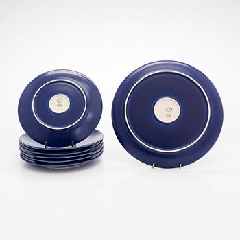 A 21 piece Swedish Höganäs ceramic service, late 20th century.