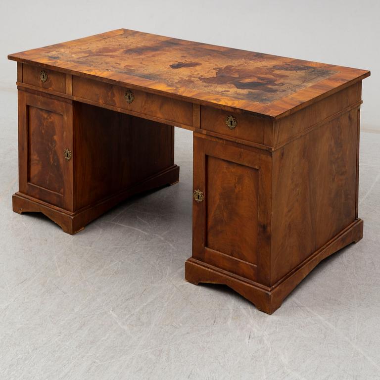 A first half of the 19th Century mahogany writing desk.