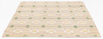 A carpet, flat weave, c 190 x 173 cm.