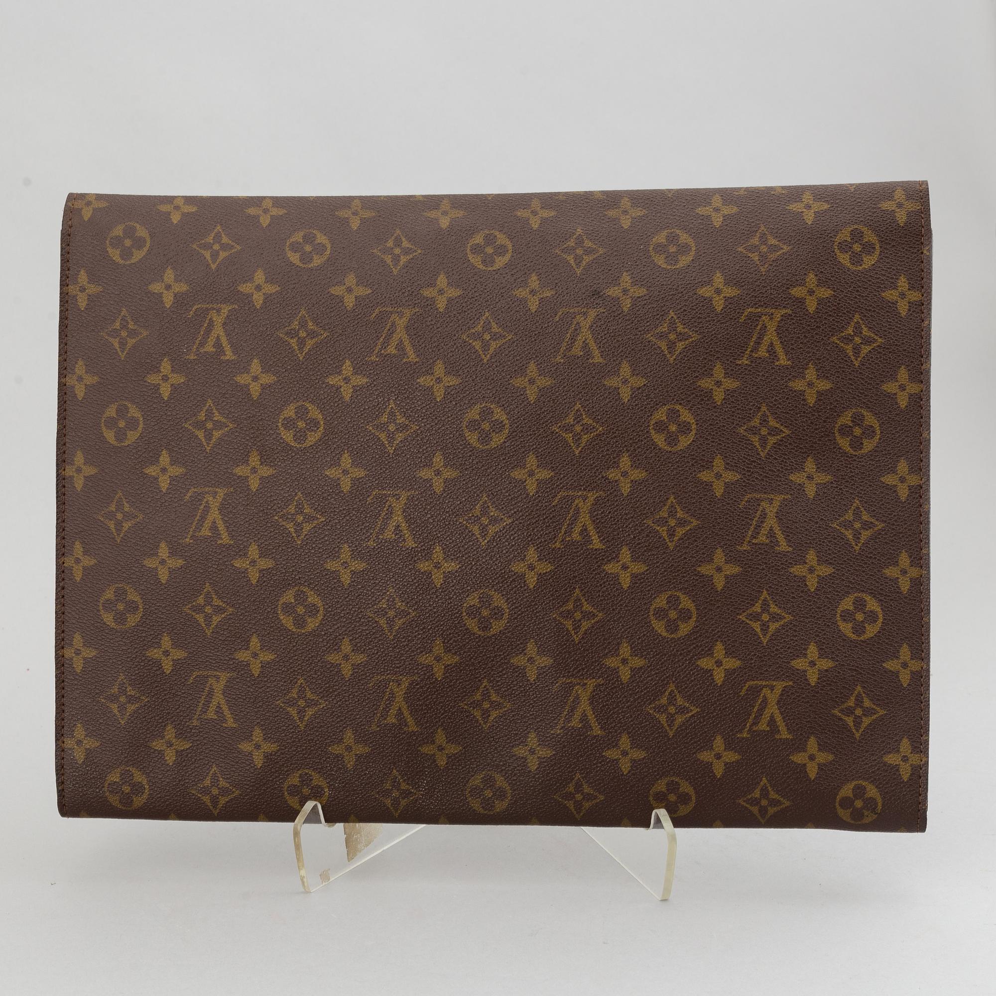 Louis Vuitton, a monogram canvas briefcase.