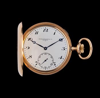 A gold pocket watch, Patek Philippe, 1918.