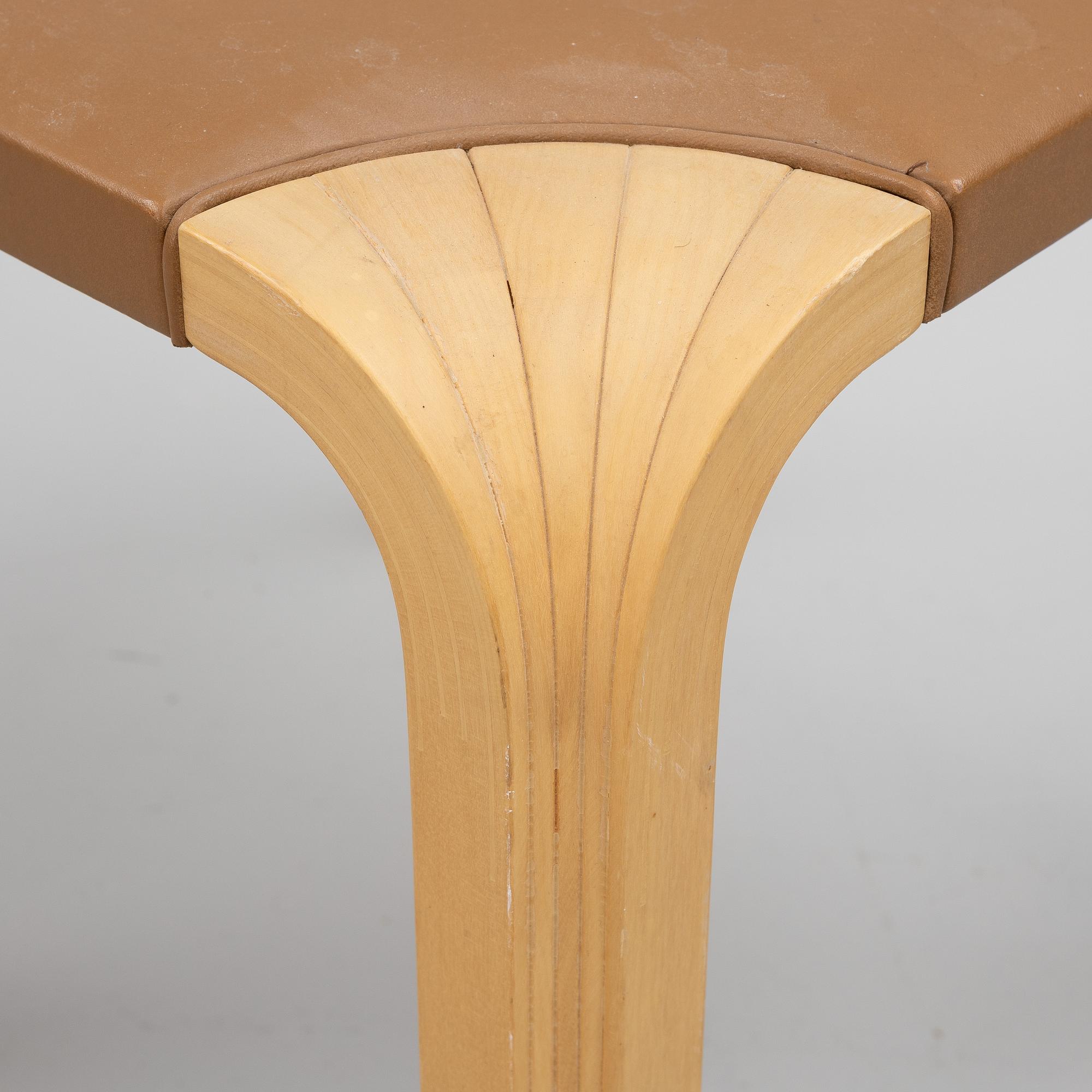 Alvar Aalto, a pair of model X601 stools, Artek.