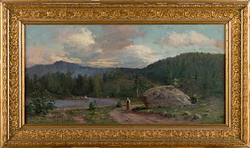 ELIAS MUUKKA, TYSKT LANDSKAP.
