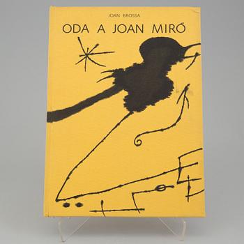 BOOK, "ODA A JOAN MIRÓ", Joan Brossa, signed by Joan Miró and Joan Brossa.