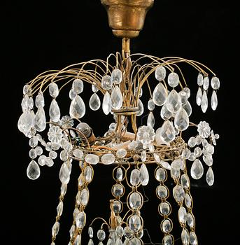 LJUSKRONA, sengustaviansk modell, 1900-tal. Höjd ca 95 cm.