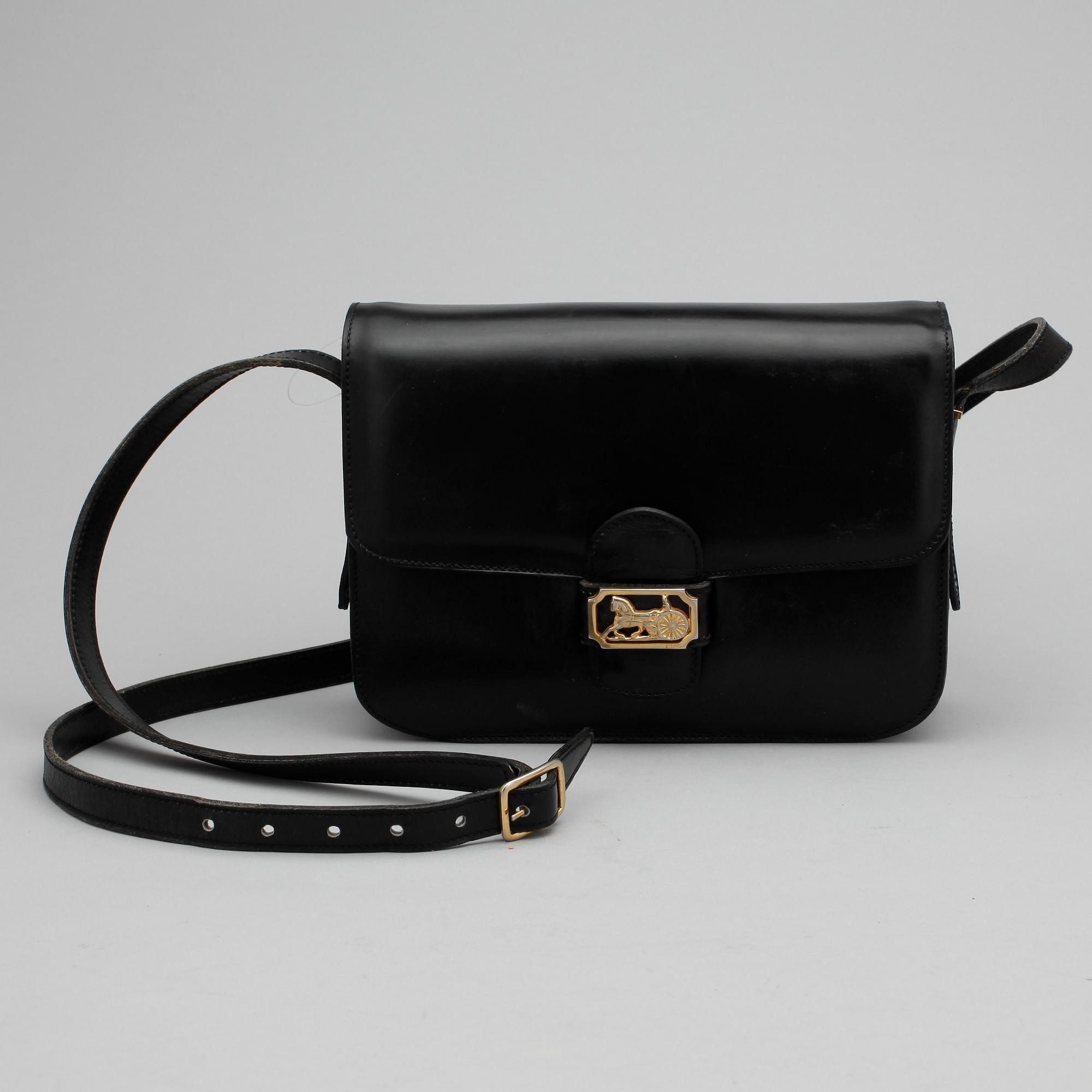 HANDVÄSKA samt PORTMONNÄ, Celine, 1900-talets andra hälft.