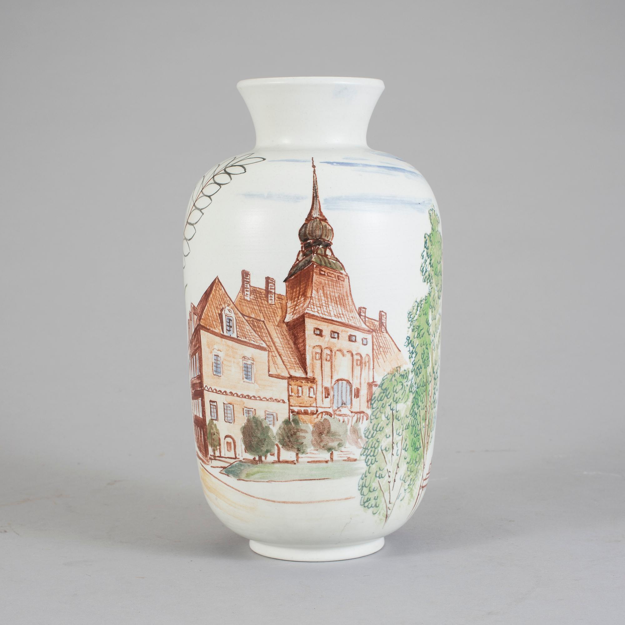 VAS, stengods, Lars Thorén, Rörstrand, signerad.