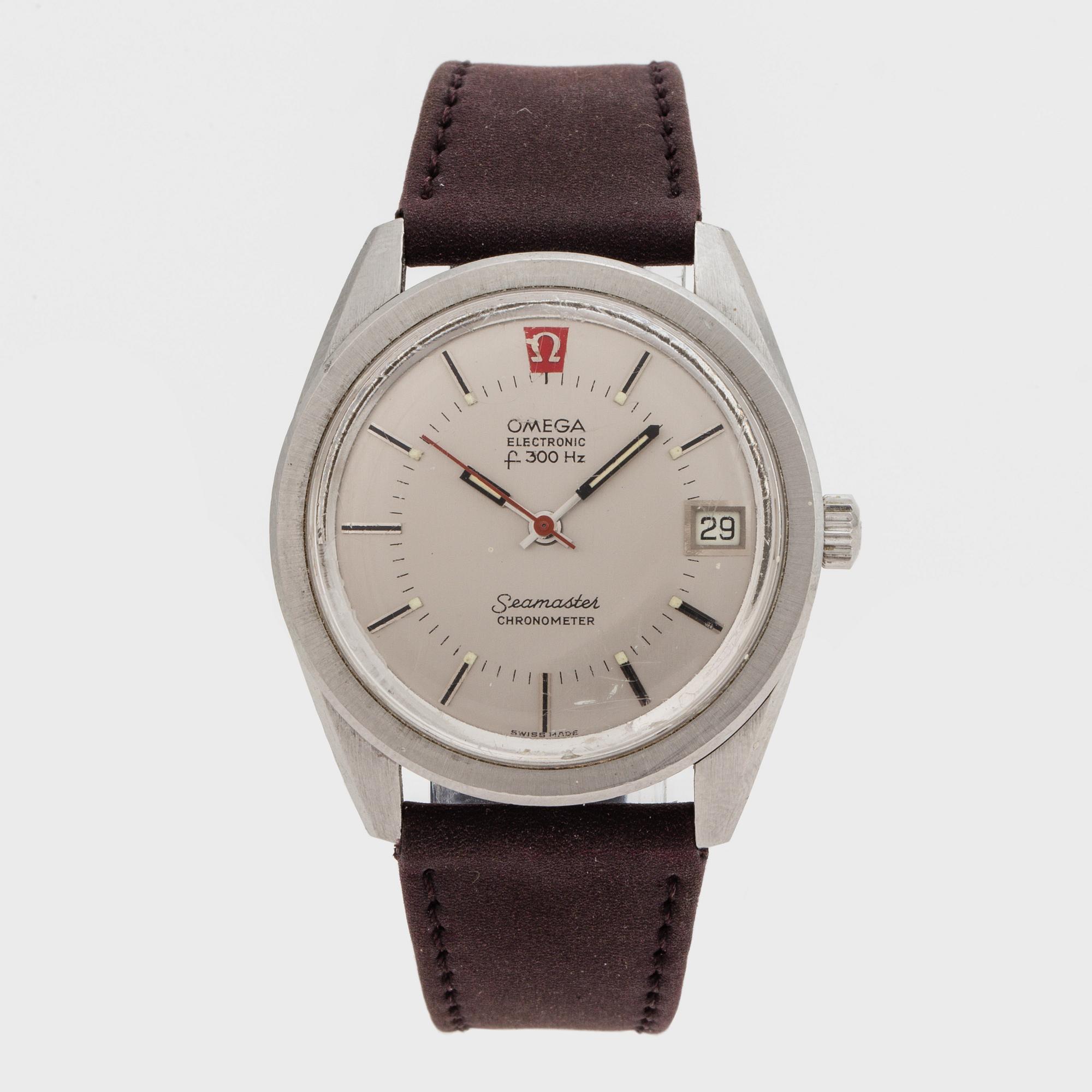 Omega electronic f300hz seamaster chronometer outlet