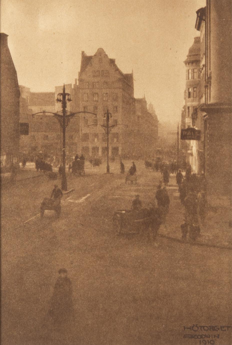 Henry B. Goodwin, "Hötorget", 1919, photogravure from "Our Beautiful Stockholm".