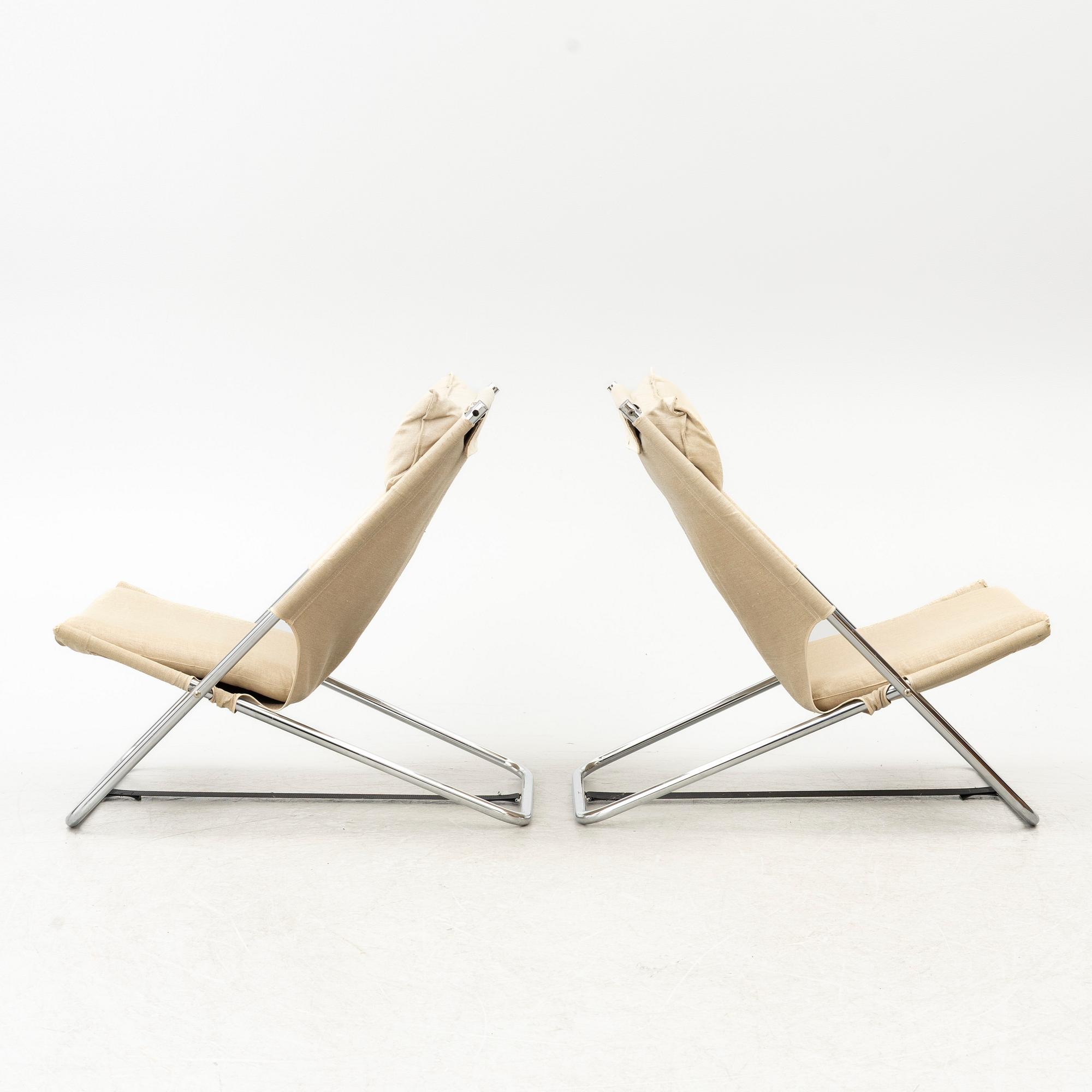 Gillis Lundgren, a pair of "Astral hög" armchairs, IKEA, 1970s.