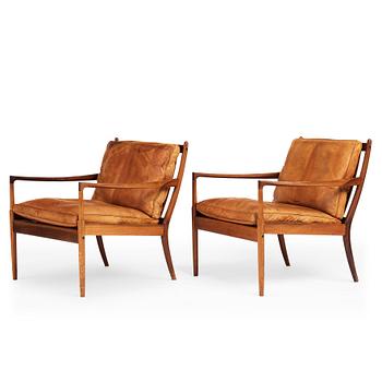 316. Ib Kofod-Larsen, a pair of palisander "Samsö" chairs, Olof Perssons Fåtöljindustri (OPE), Jönköping Sweden 1950-60's.