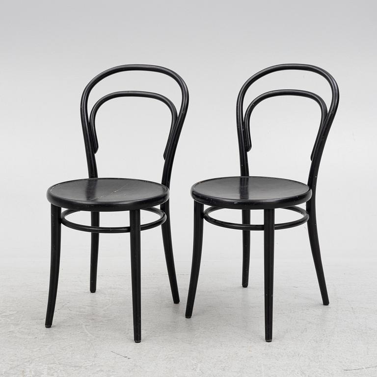 Michael Thonet, stolar, 4 st, "No 14", Ton.