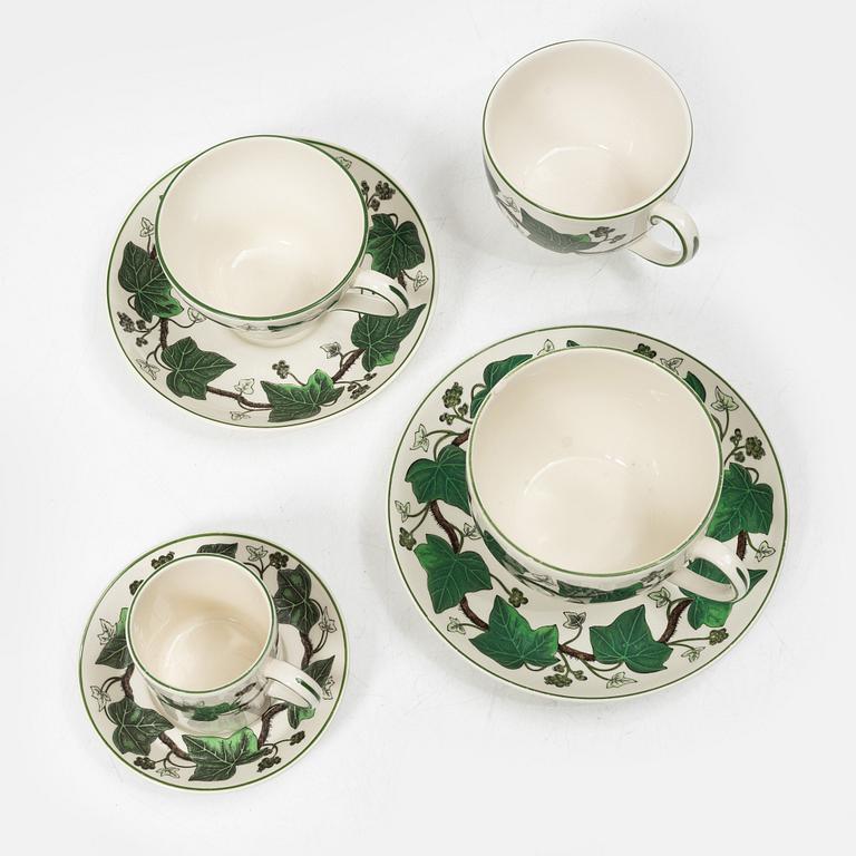 A 57-piece dinner and coffee service, 'Napoleon Ivy', Wedgwood, England.