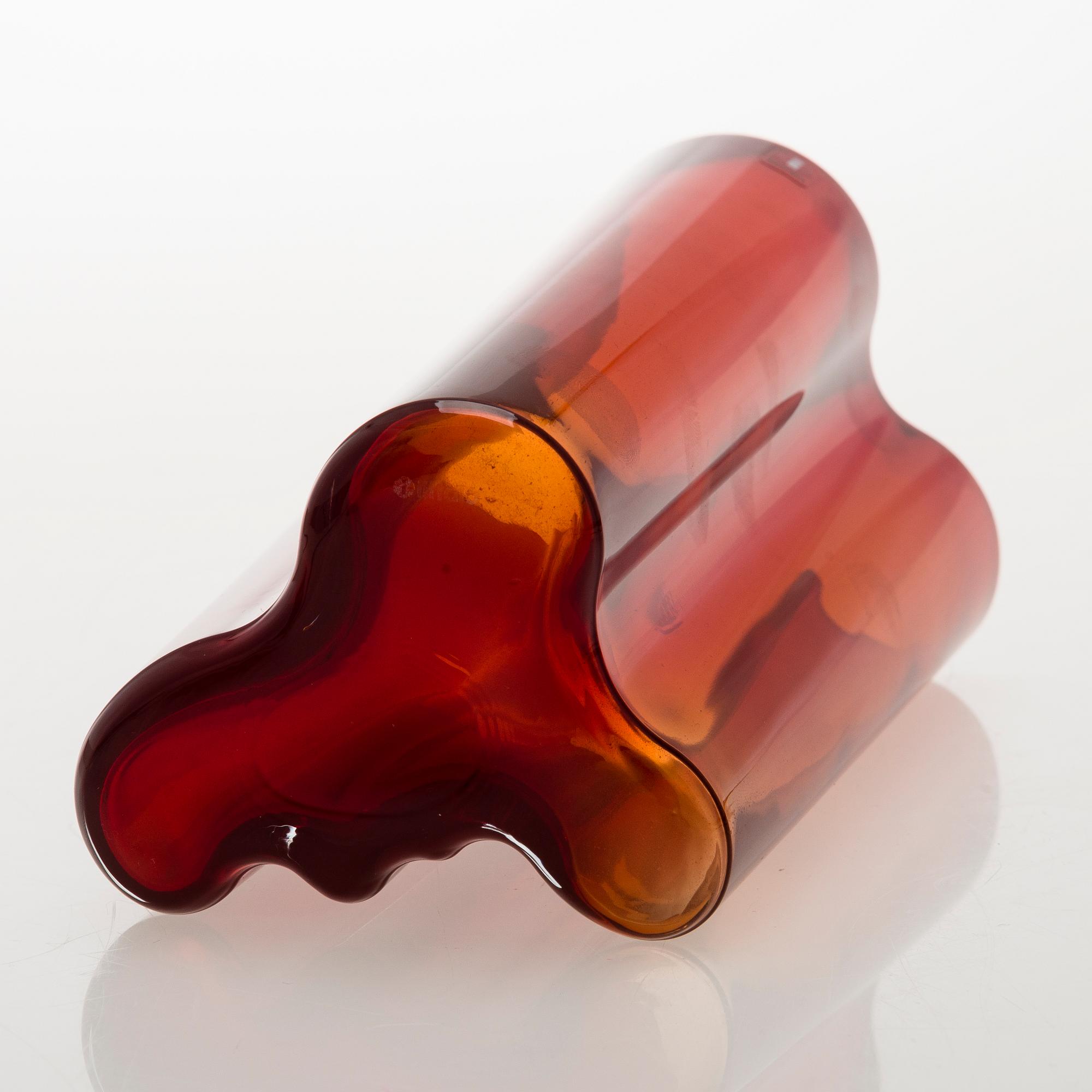 ALVAR AALTO, MALJAKKO, lasia, "Savoy", Iittala 2000-luku.