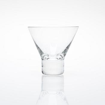 COCKTAILGLAS, 10 st, "Aarne", Göran Hongell, Iittala. Formgiven 1949.