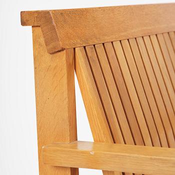 John Kandell, a pair of armchairs, J. E. Blomqvist Möbelfabrik, Uppsala, designed for the City Archive of Stockholm, 1958-59.