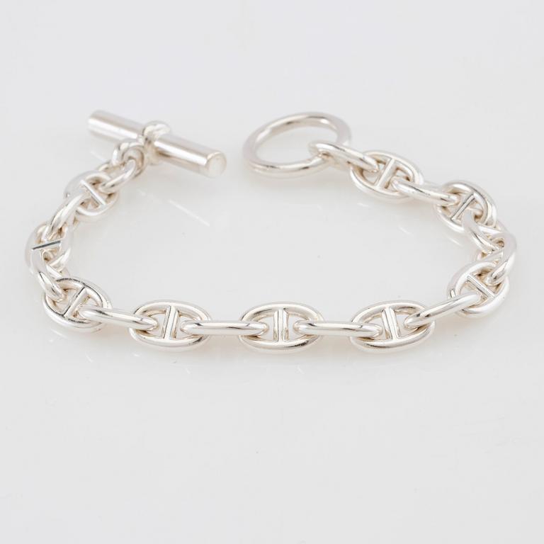 Hermès, bracelet "Chaine d'ancre", silver.