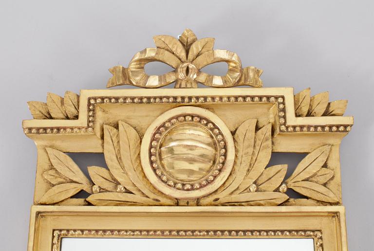 SPEGEL med KONSOLBORD, gustaviansk stil, 1900-tal.