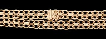 HALSLÄNK, 18K guld, 1900-tal, ca 35g.