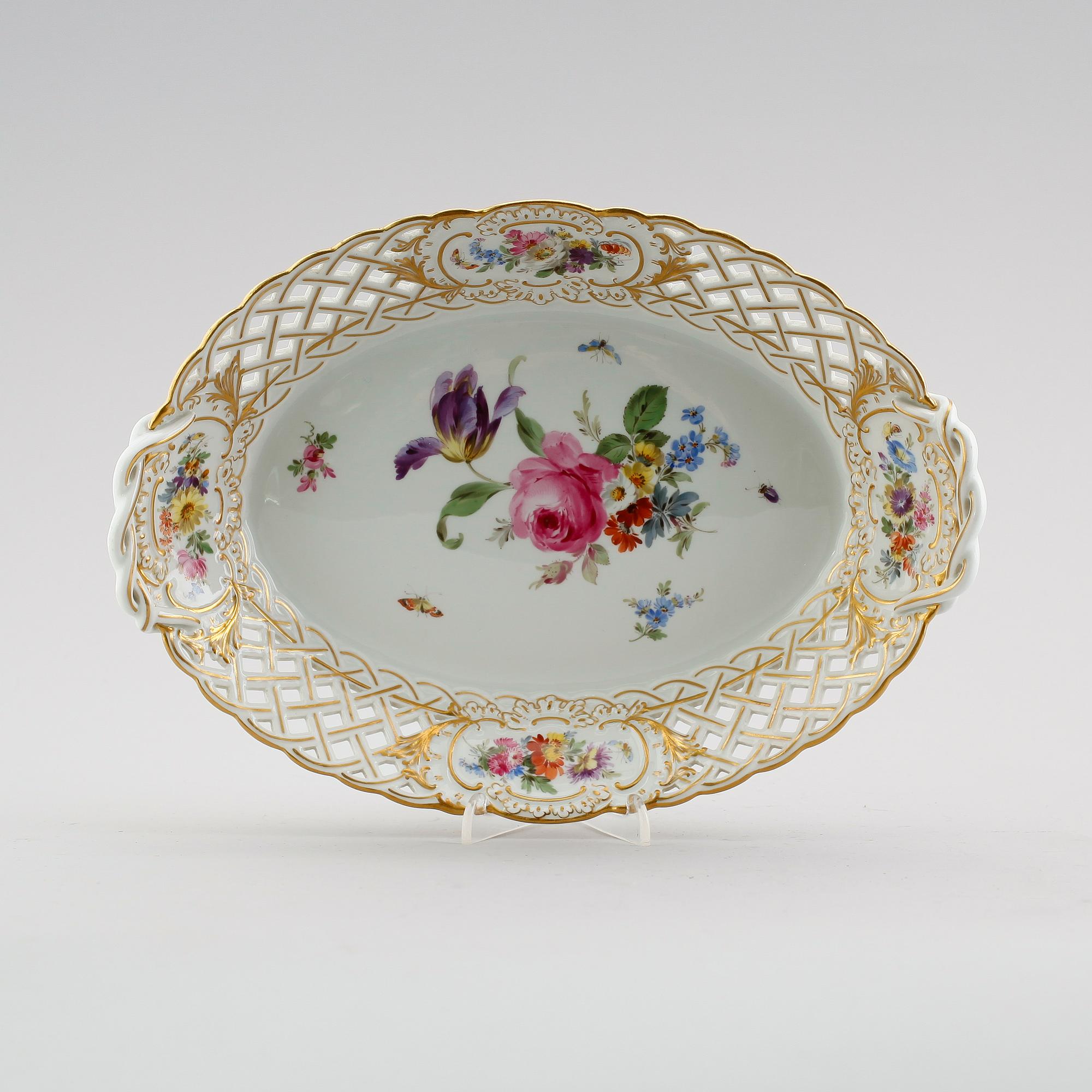 SKÅL, porslin, Meissen, 1900-talets mitt.