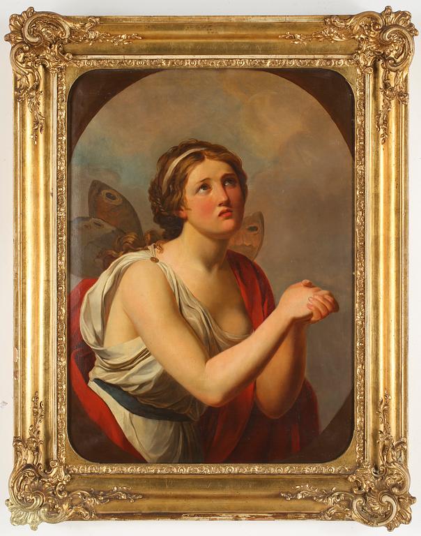 OKÄND KONSTNÄR, olja på duk, sannolikt 1800-talets andra hälft.