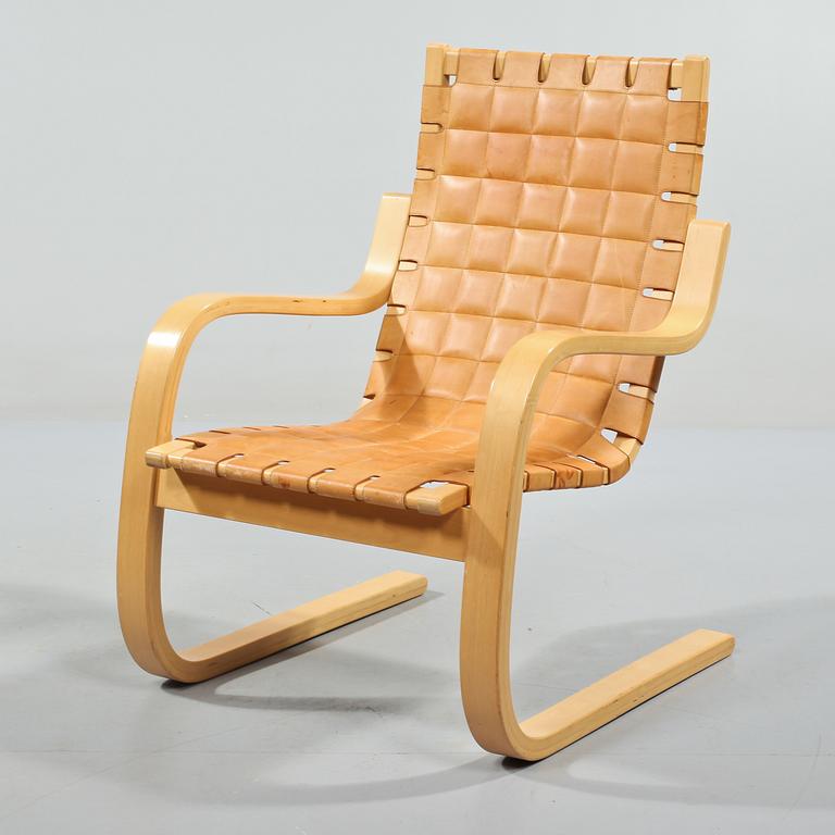 FÅTÖLJ, "modell 406", Alvar Aalto, modellen formgiven år 1947.
