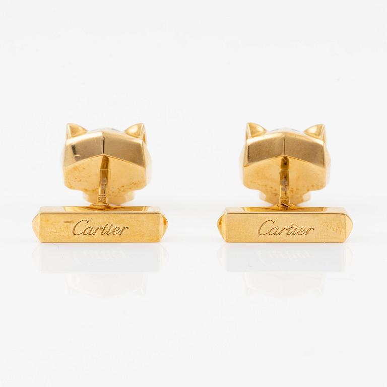 Ett par manschettknappar Cartier "Panthère".