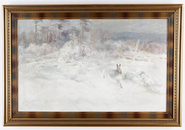 Mosse Stoopendaal, olja på duk, signerad och daterad -31.