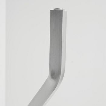 David Taylor, a unique candelabra, "Aluminium Candelabra 2", Studio Mellösaverken, Sweden, 2025.