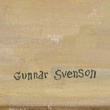 GUNNAR SVENSON, olja på duk, signerad.