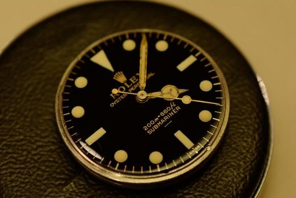 ROLEX, Submariner, "Underline, Gilt, meters first".