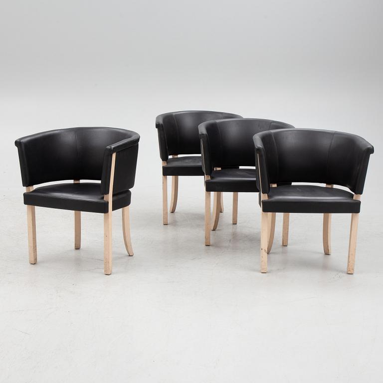 Åke Axelsson, a set of four 'Riksdagen' chairs, Gärsnäs 2008.