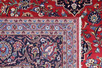 A Keshan carpet, 415 x 296 cm.