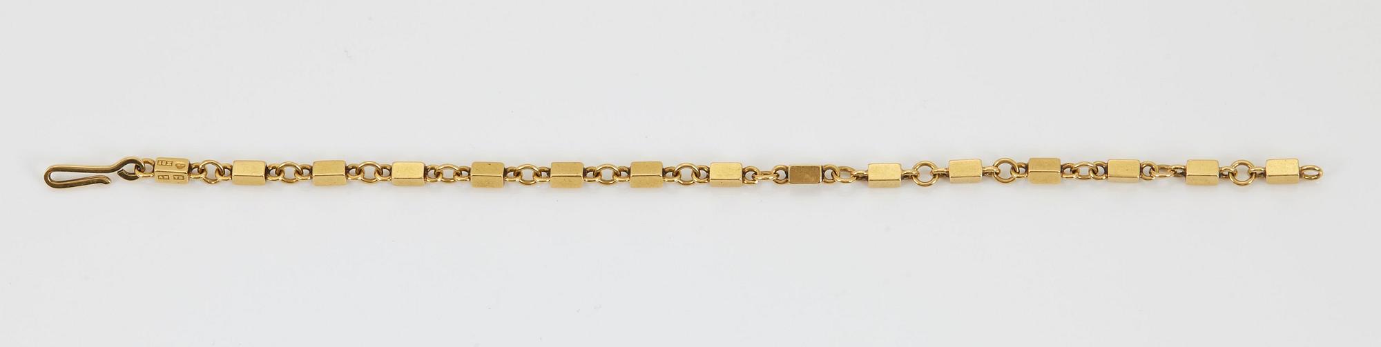 Wiwen Nilsson, armband, Lund 1947, 18 k.