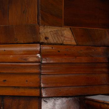 A North-German late-Baroque parquetry cabinet, first part 18th century.