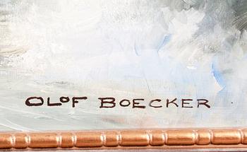 OLOF BOECKER, olja på duk, signerad.