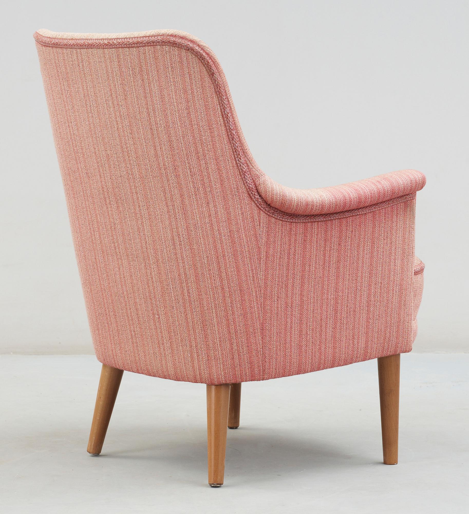 FÅTÖLJ, "Samsas", Carl Malmsten, AB OH Sjögren, 1900-talets andra hälft.