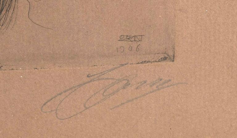 Anders Zorn, En ring.