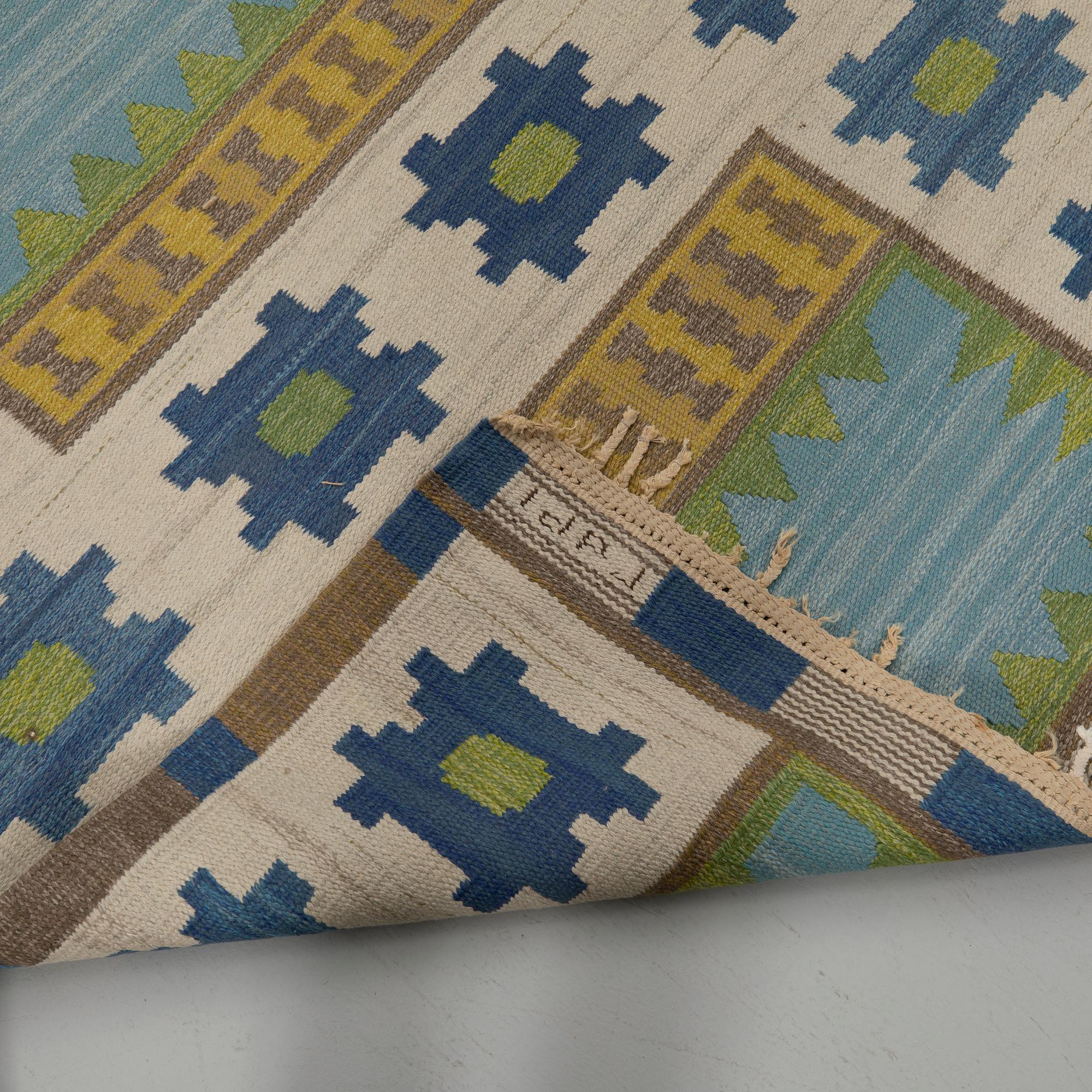 Kenneth Henry Cope, rug, rölakan, approx. 230 x 142 cm.